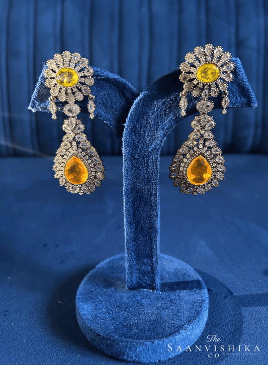 Doublet Earrings (Lemon Yellow)