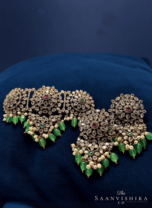 Full Moon Victorian Choker with Earrings