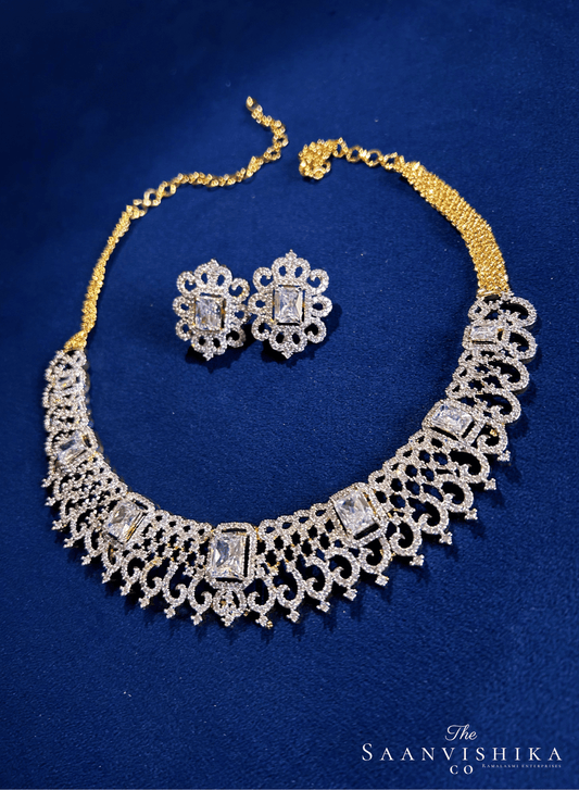 American Diamond Kante with Gemstones