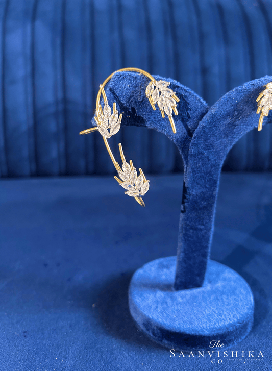 Simple CZ Diamond Earcuffs