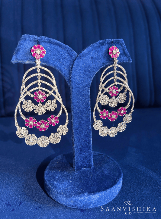 Designer Floral Chandbali