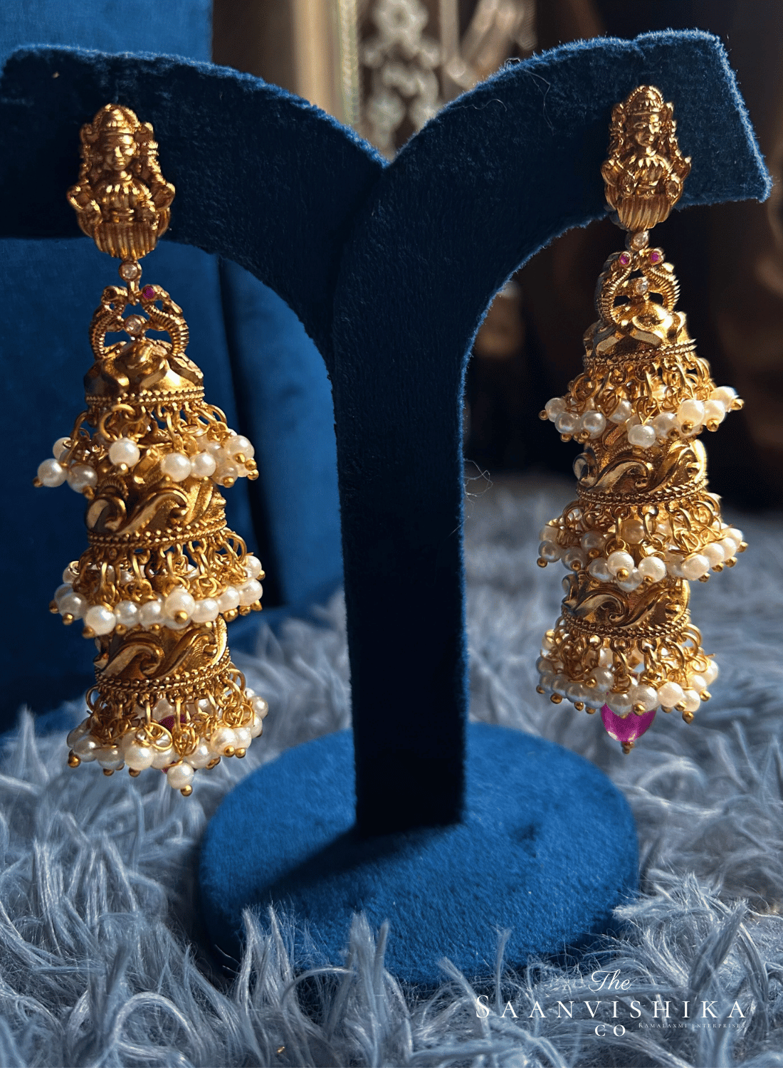 Antique Laxmi Guthapusalu Jhumka