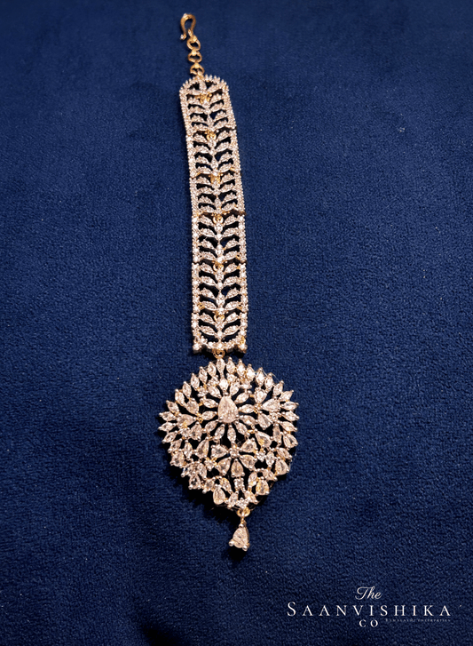 American Diamond Bridal Tikka