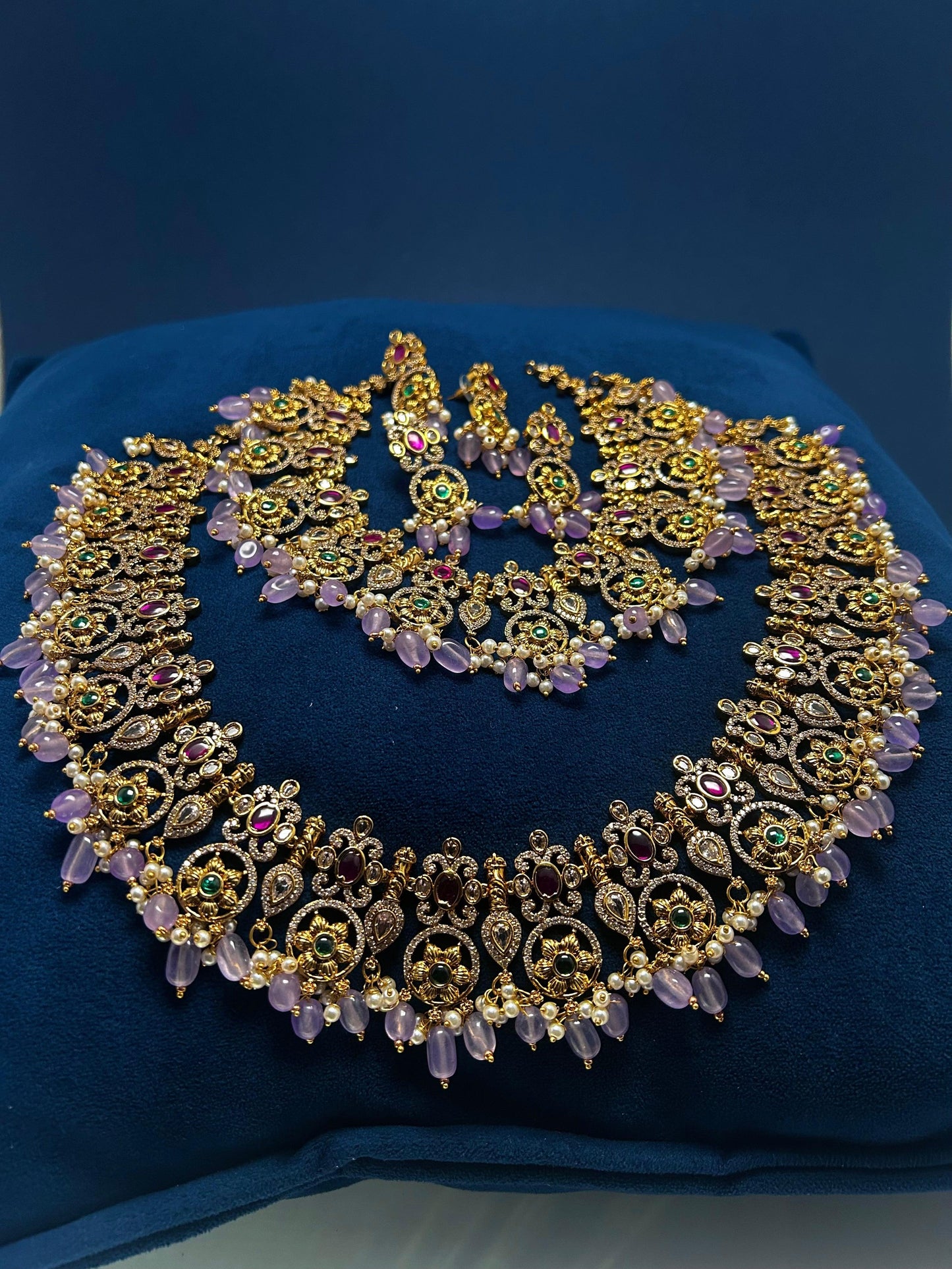Purple natural Beads grand combo