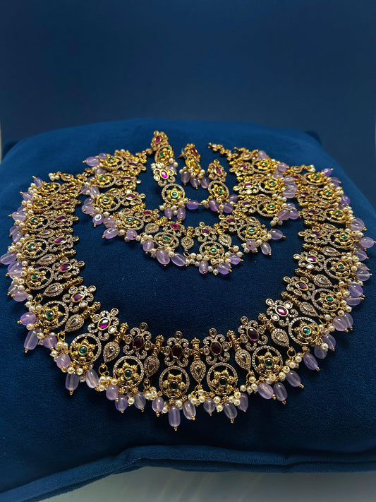 Purple natural Beads grand combo