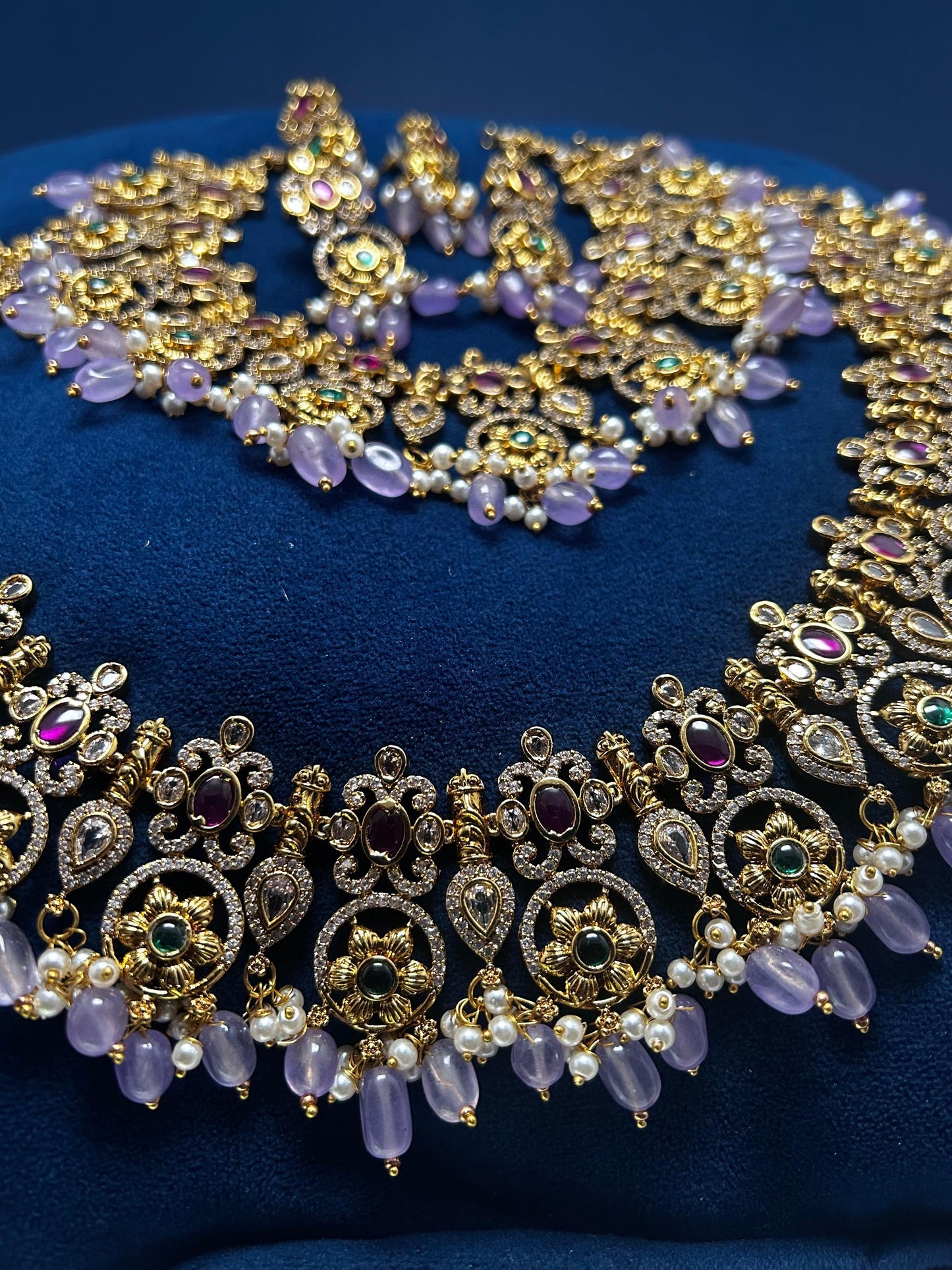 Purple natural Beads grand combo