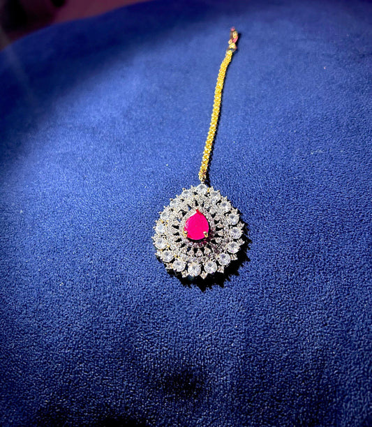 Droplet Diamond Tikka Red