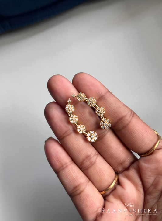 Daisy climber ear cuffs