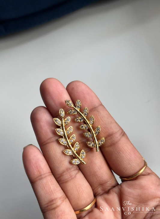 Leaf climber ear cuffs