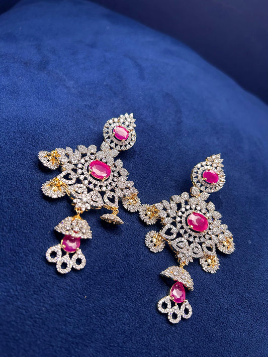 Diamond Replica Grand Ear Rings