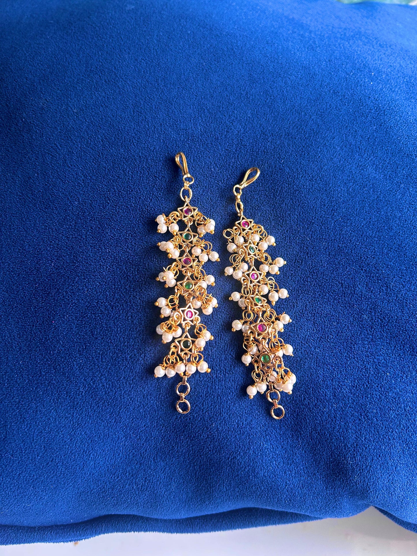 Star Rice Pearl Earchain