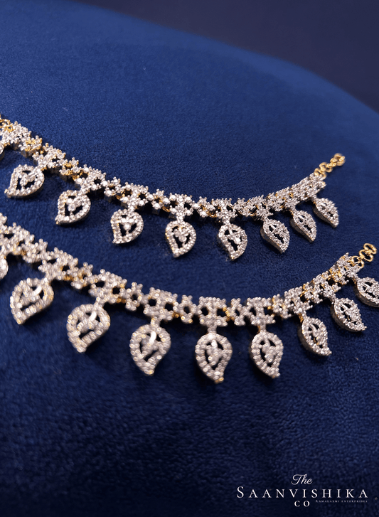 Mango Crystal Long Diamond Replica Bridal Earchain