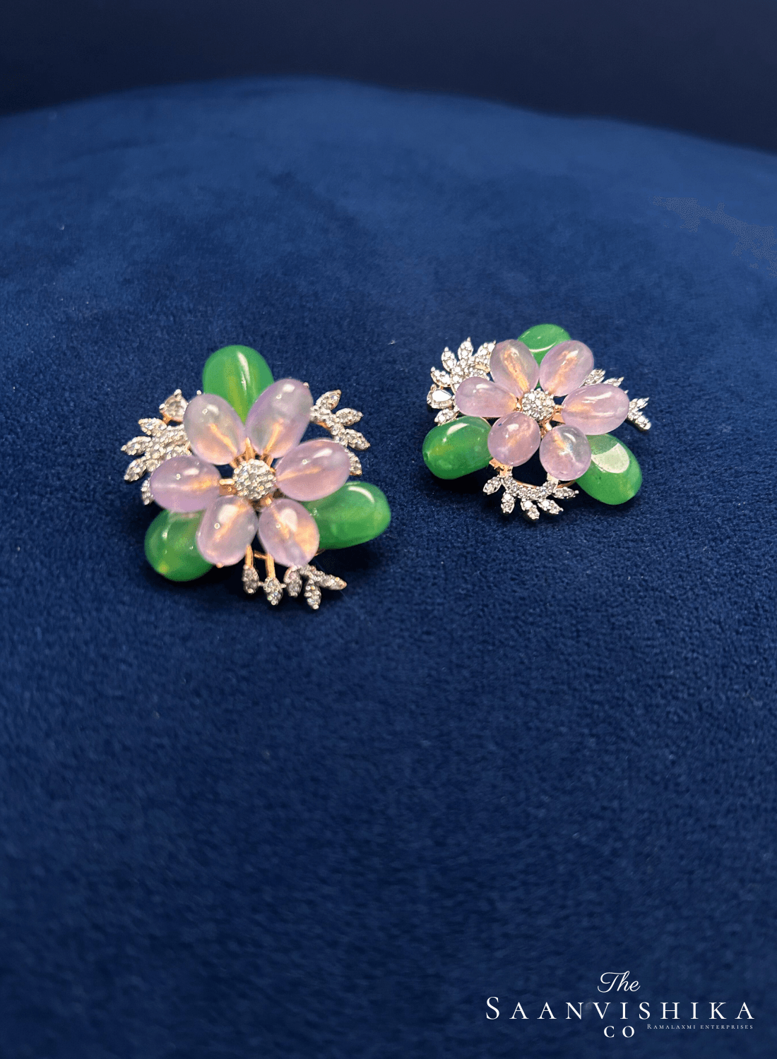 Floral Natural Beads Necklace