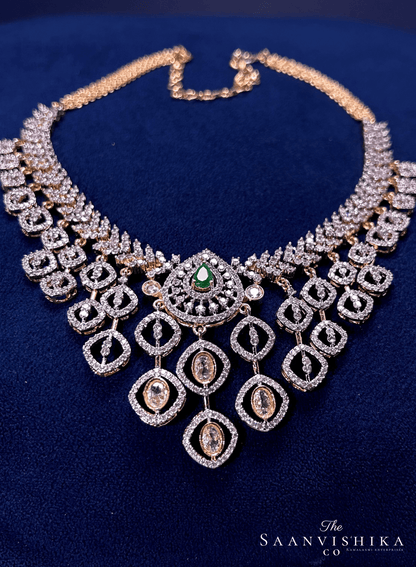 Crystal hanging diamond replica set