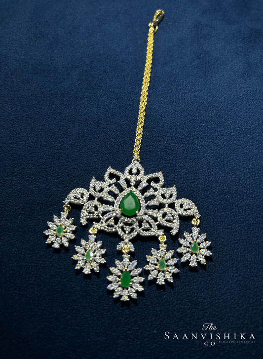 Green Diamond Flower Tikka
