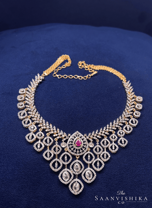 Crystal hanging Designer Set Purple Ruby