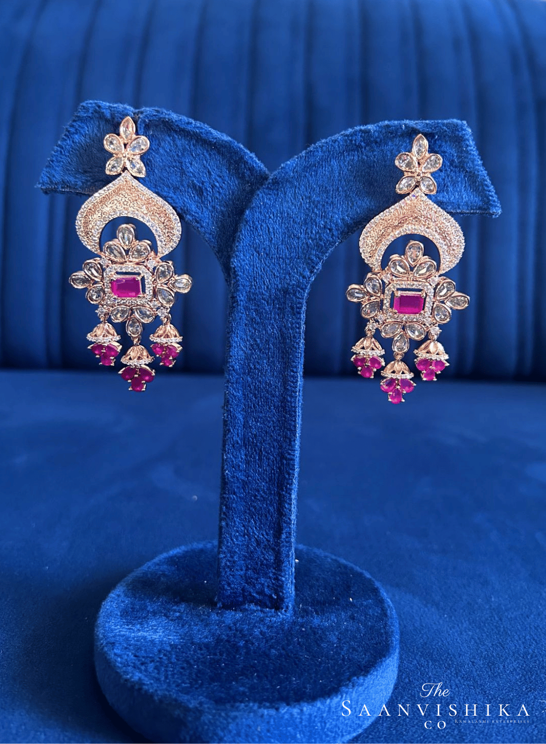 Rose Gold Chandbali