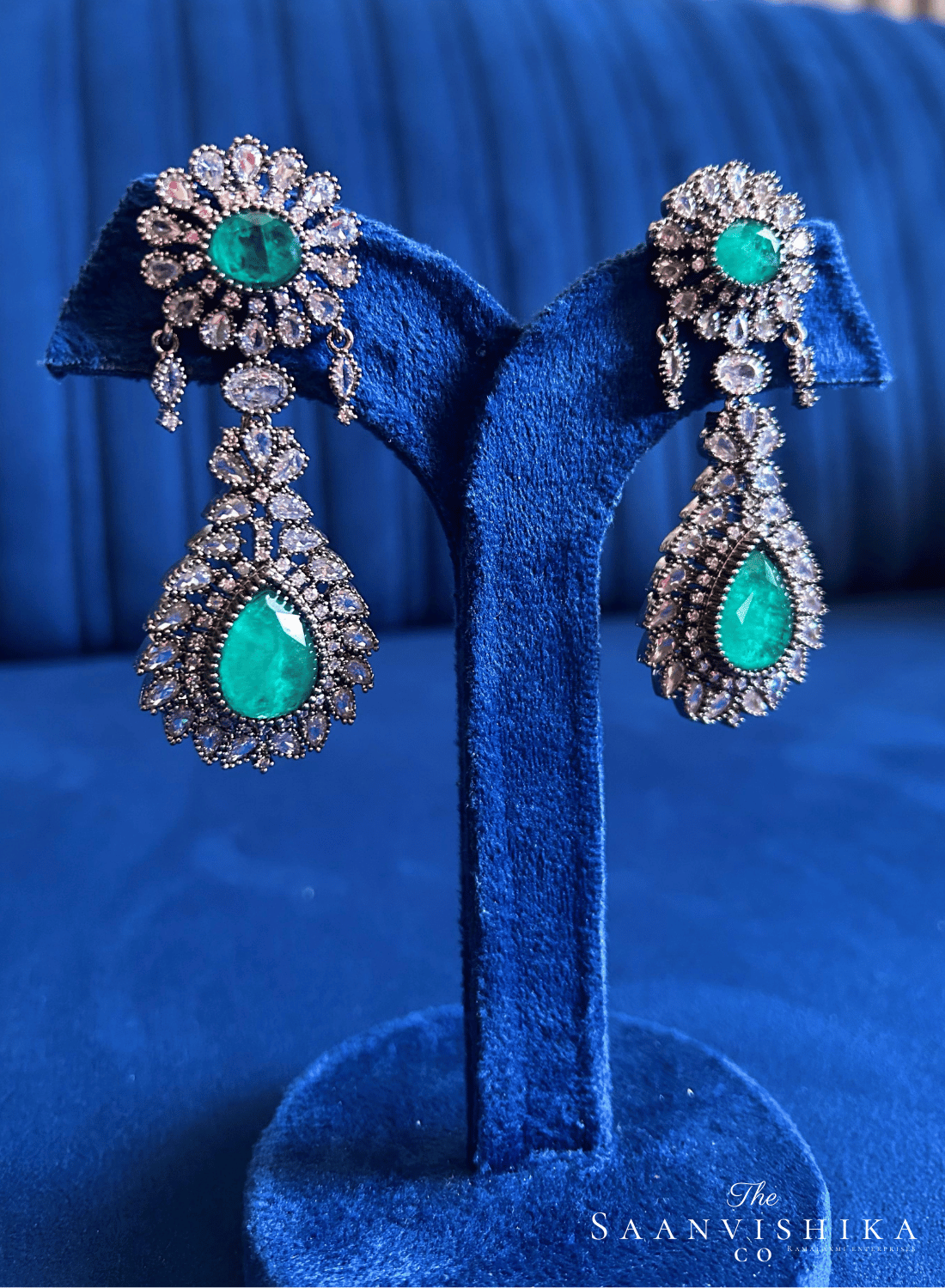 Doublet Earrings (Green)