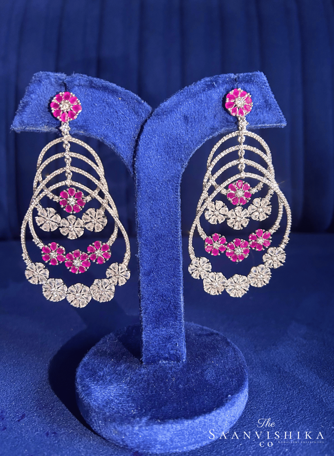 Designer Floral Chandbali