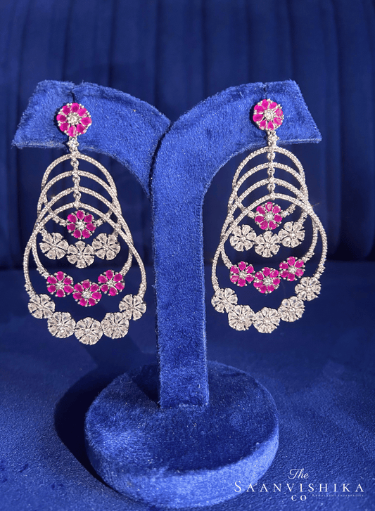 Designer Floral Chandbali