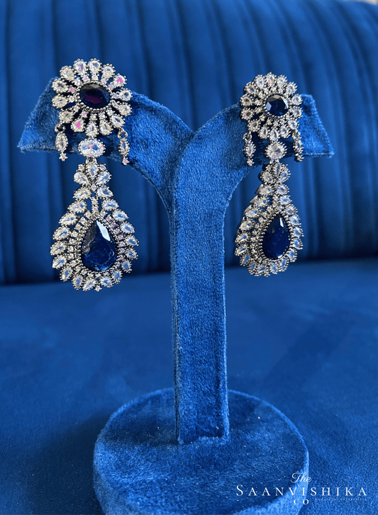 Doublet Earrings (Blue)