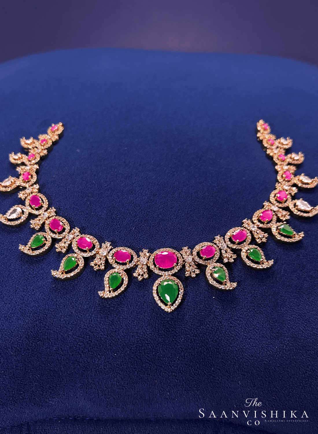 Mango Necklace with Earrings