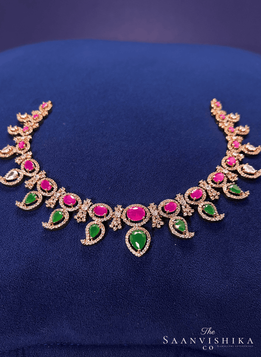 Mango Necklace with Earrings