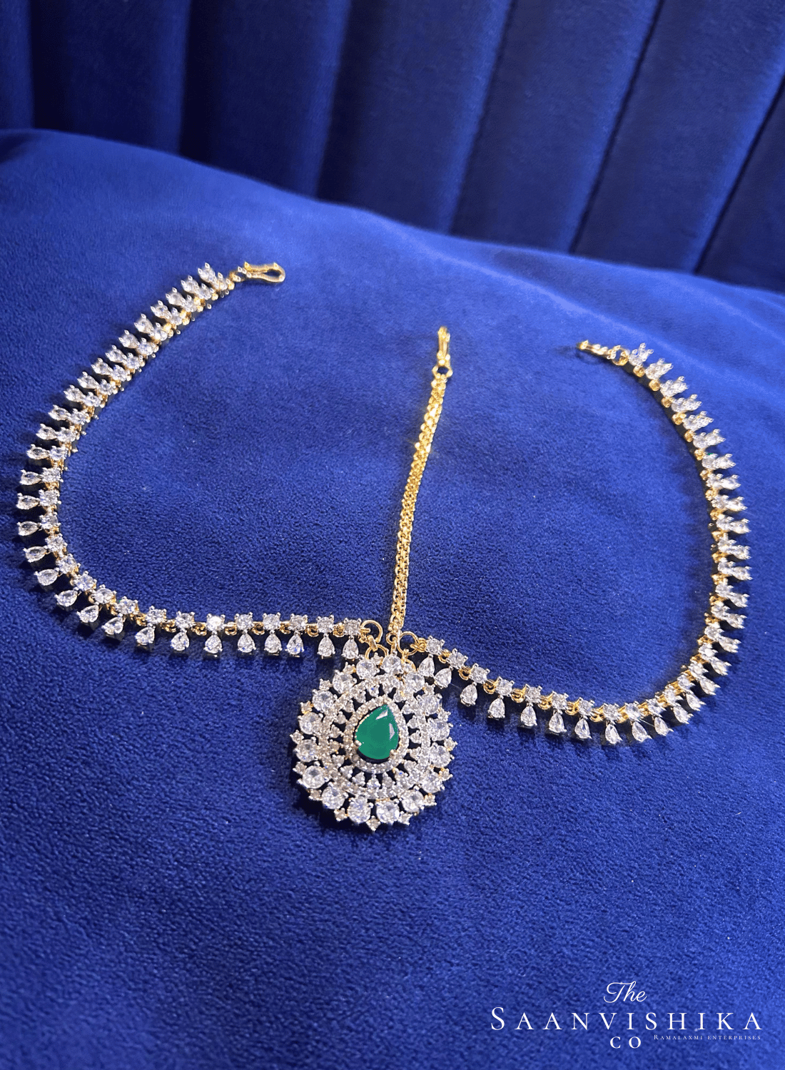 Droplet Tikka with simple diamond chain (Green)