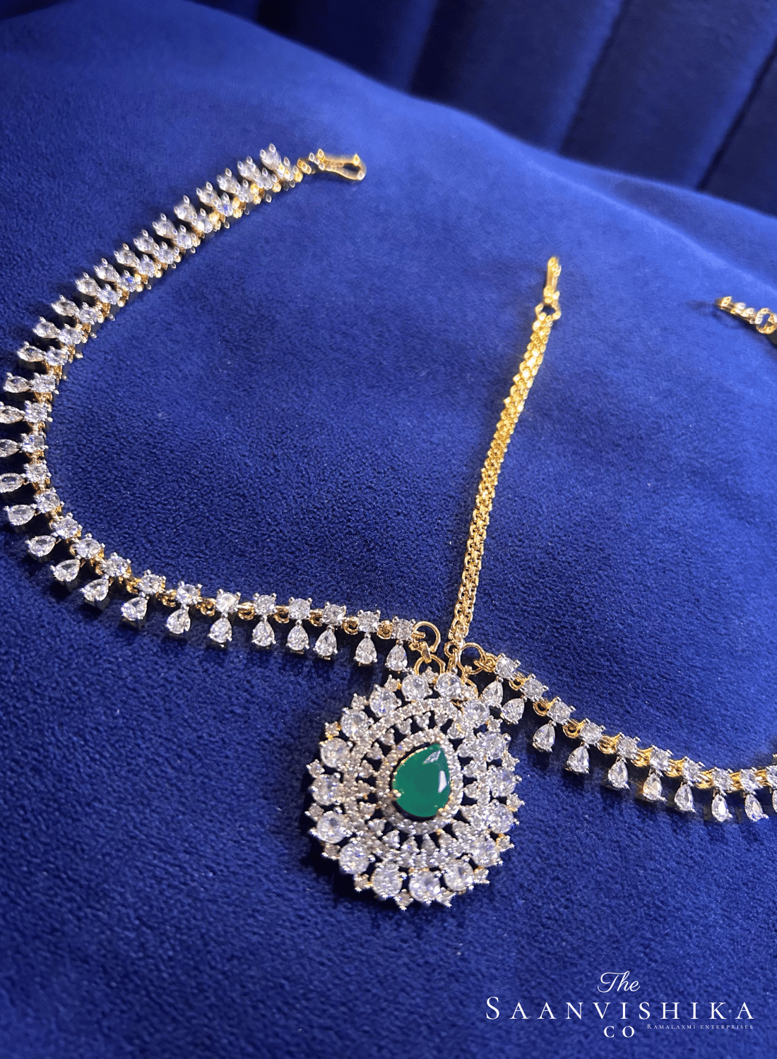 Droplet Tikka with simple diamond chain (Green)