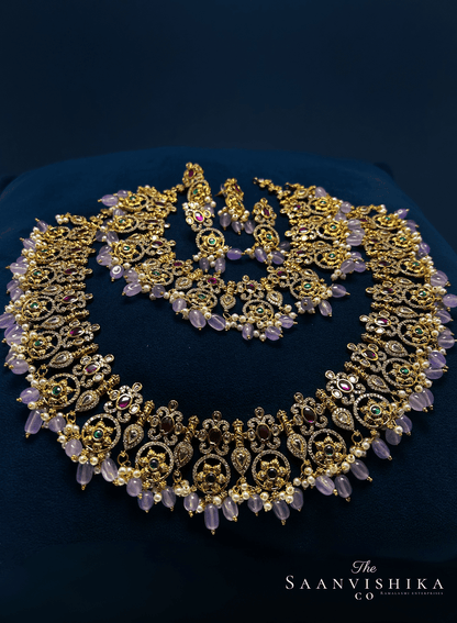Purple natural Beads grand combo