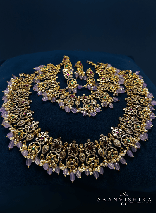 Purple natural Beads grand combo
