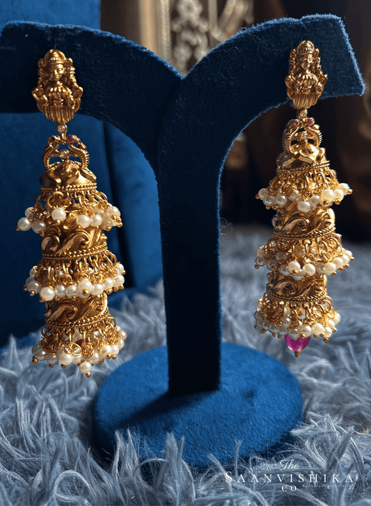 Antique Laxmi Guthapusalu Jhumka