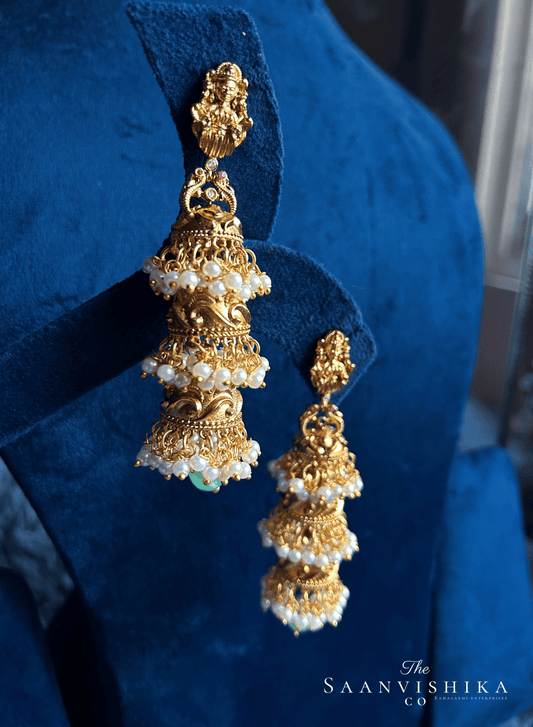 Antique Laxmi Guthapusalu Jhumka