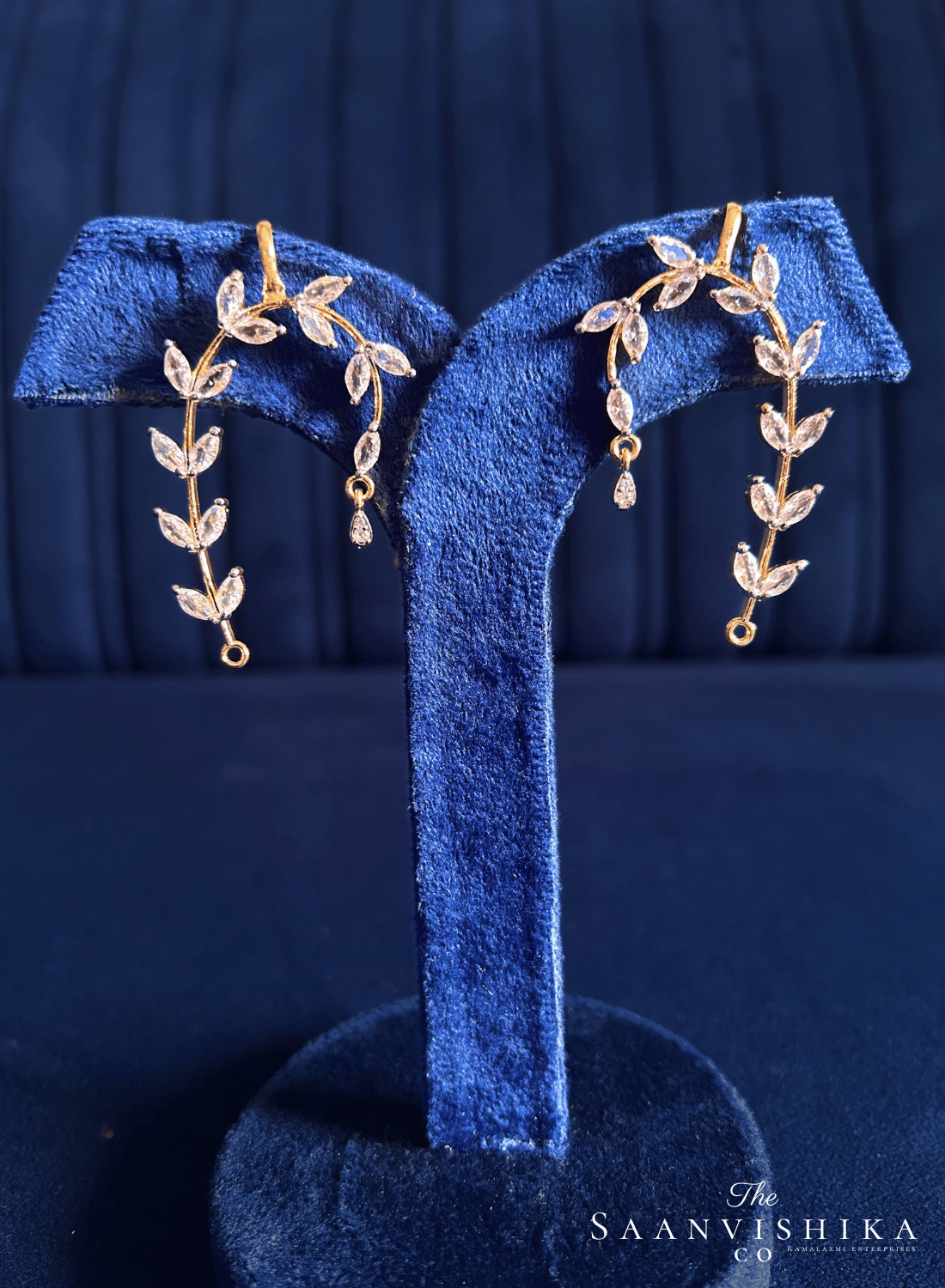 Single Jasmine American Diamond Earcuffs