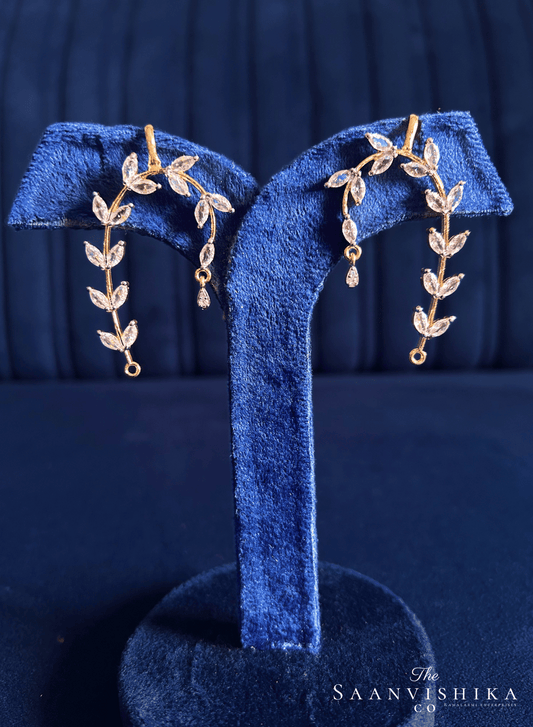 Single Jasmine American Diamond Earcuffs