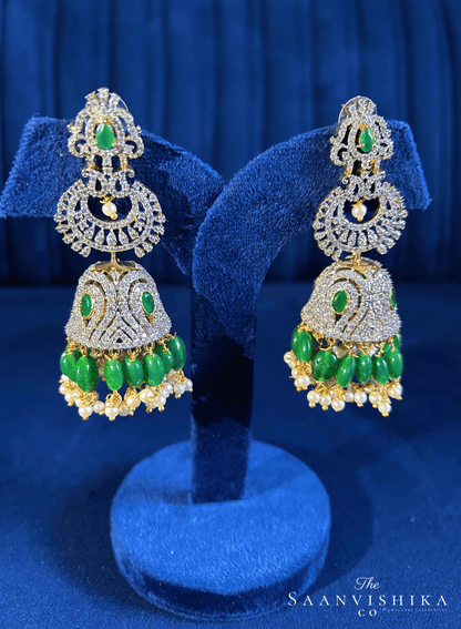 Grand Designer Beads Jhumka Earrings