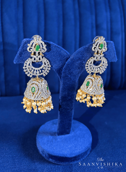 Grand Designer Pearls Jhumka Earrings