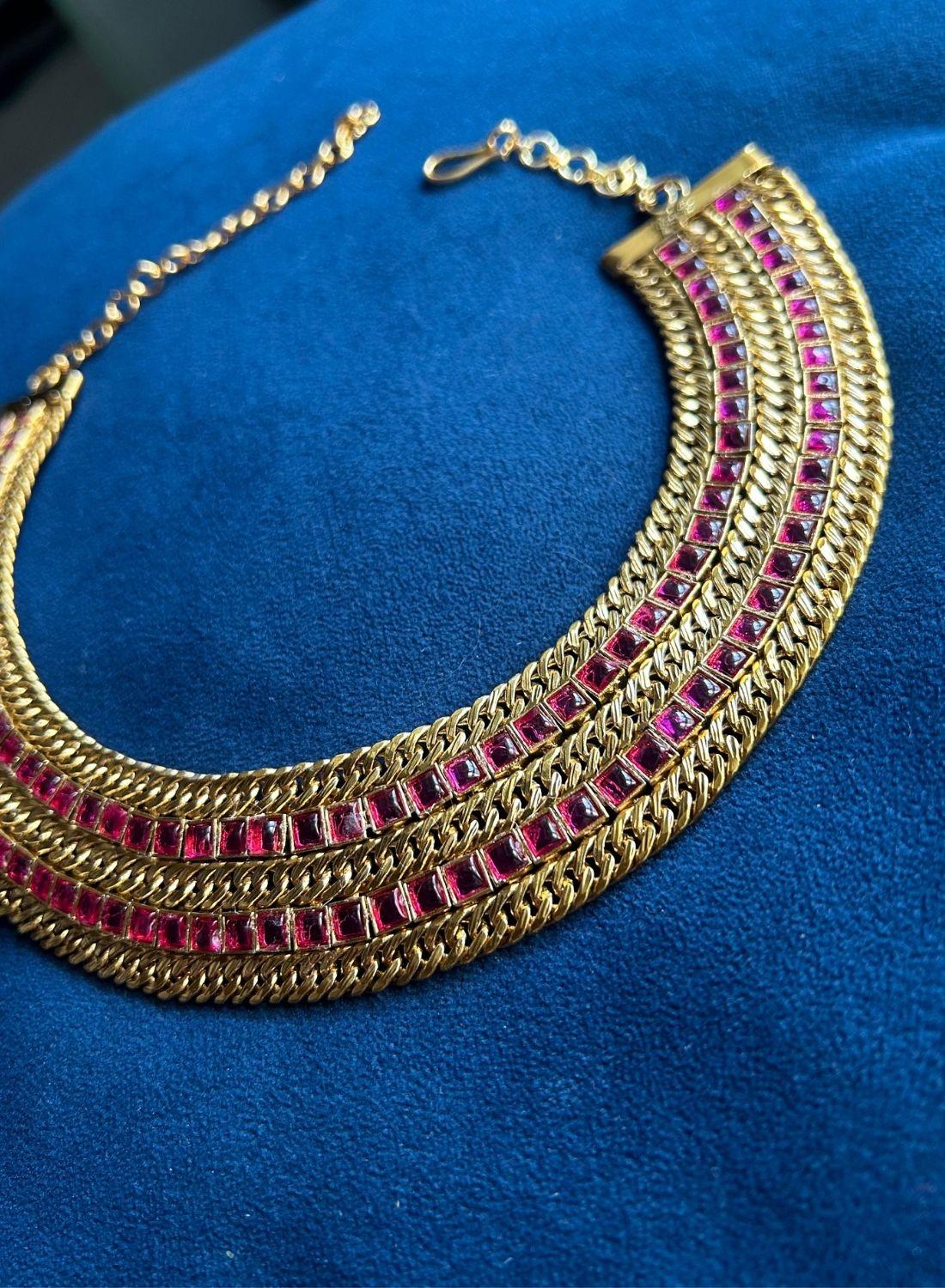 Jalebi Necklace with Detachable Pendant