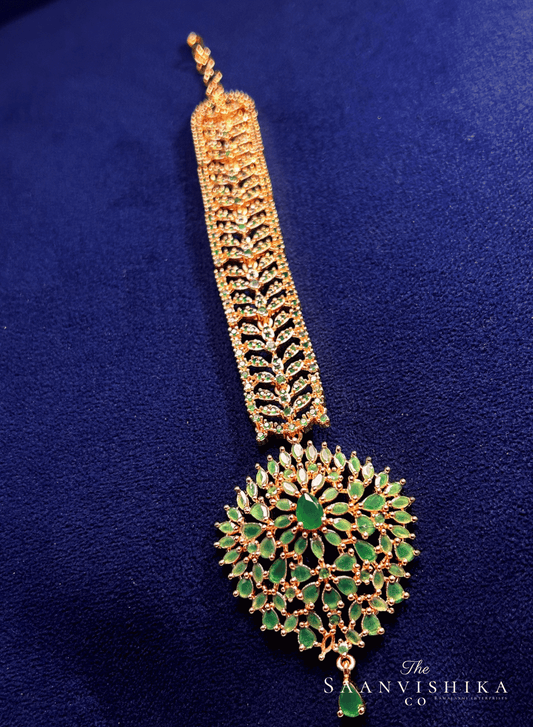 Emerald Bridal Tikka