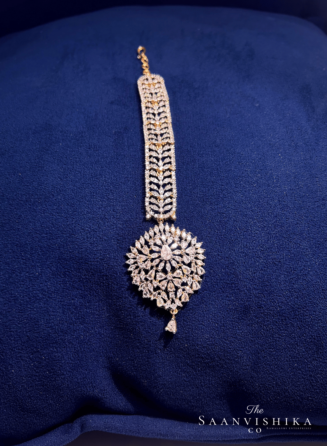 American Diamond Bridal Tikka