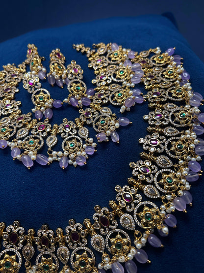 Purple natural Beads grand combo