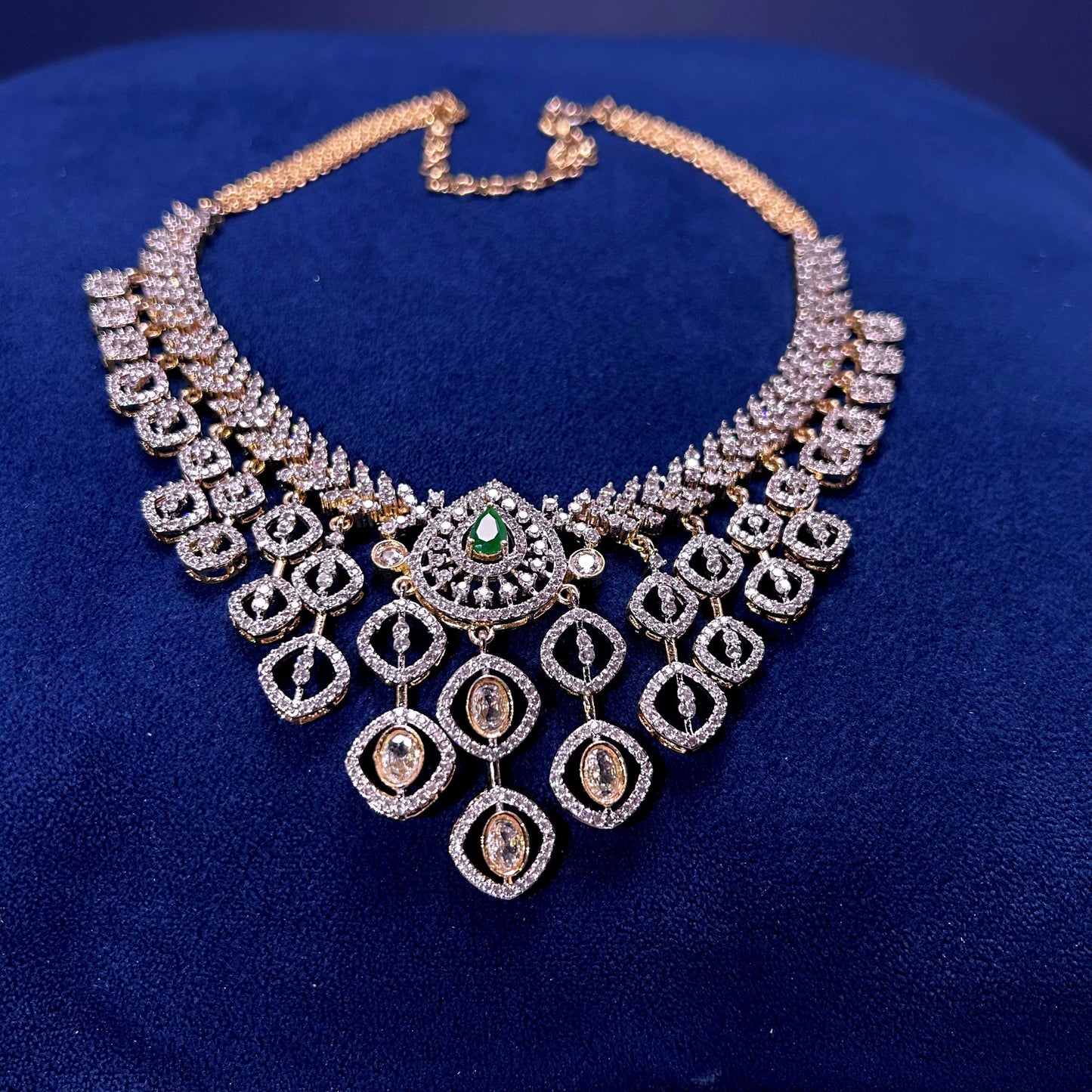 Crystal hanging diamond replica set