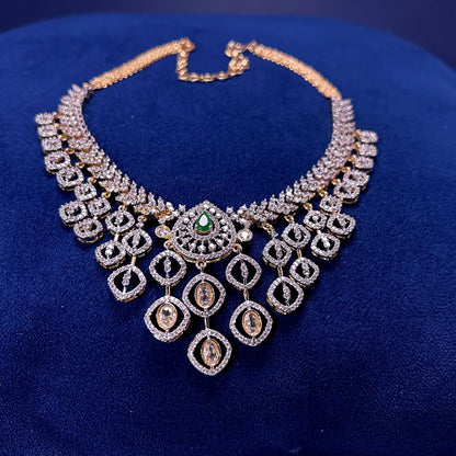 Crystal hanging diamond replica set
