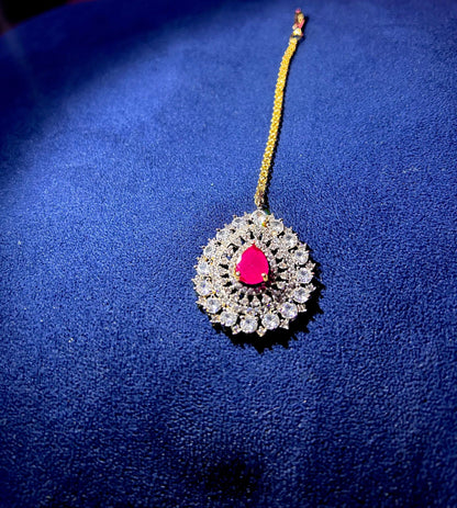 Droplet Diamond Tikka Red