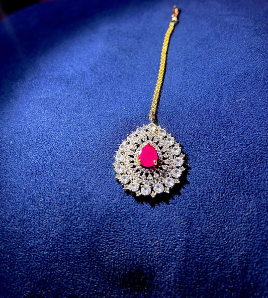 Droplet Diamond Tikka Red