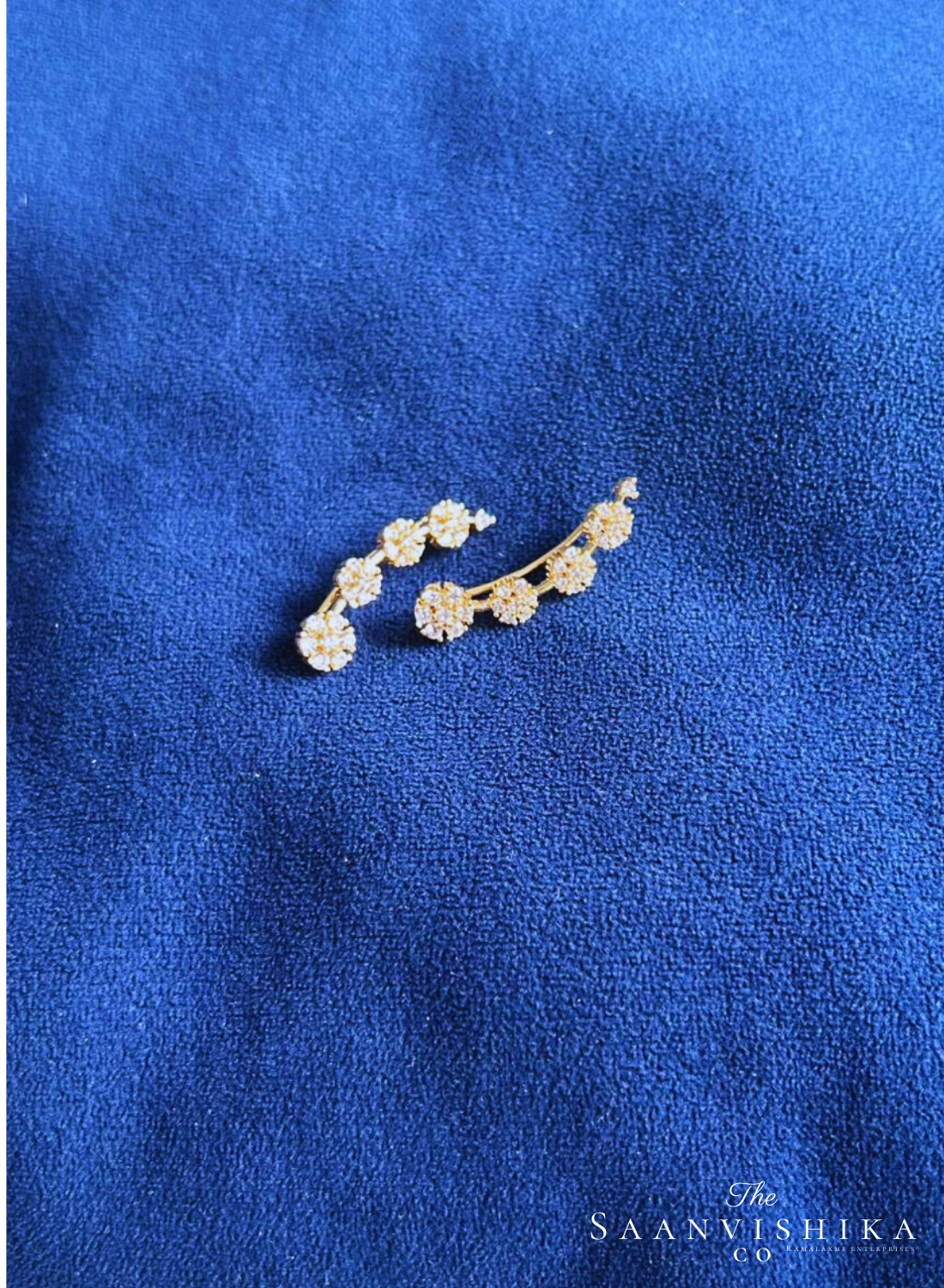 Daisy climber ear cuffs