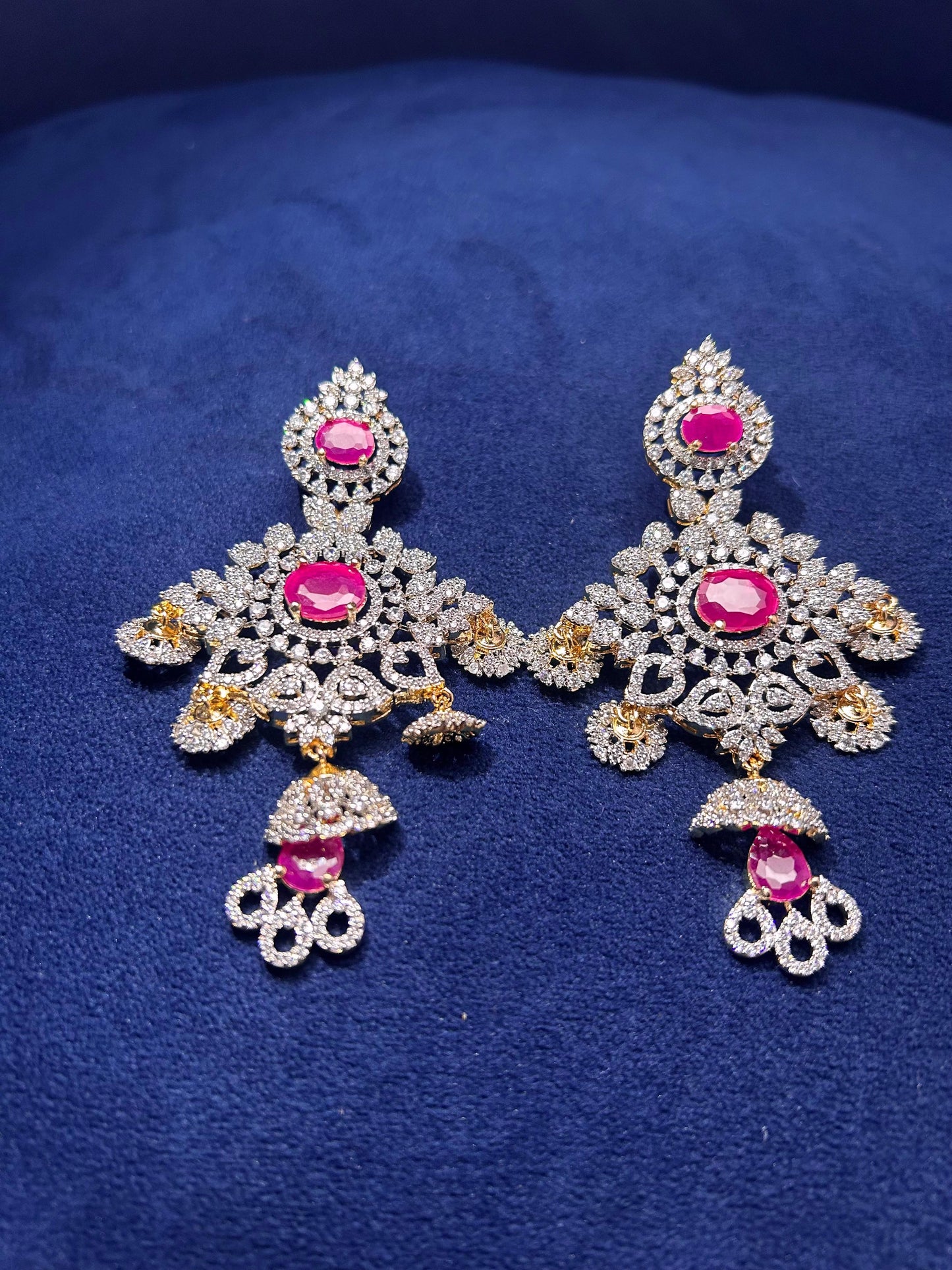 Diamond Replica Grand Ear Rings