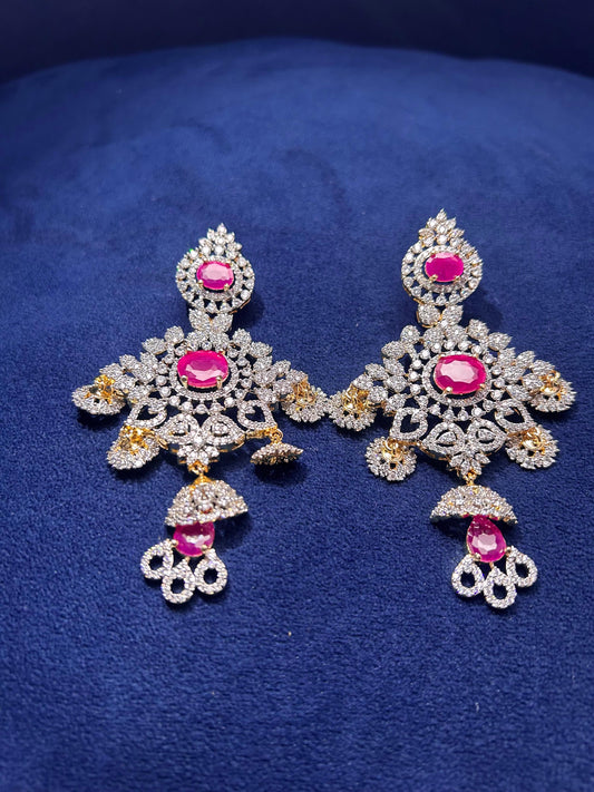 Diamond Replica Grand Ear Rings
