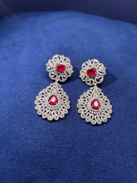 Grand Ruby Earrings
