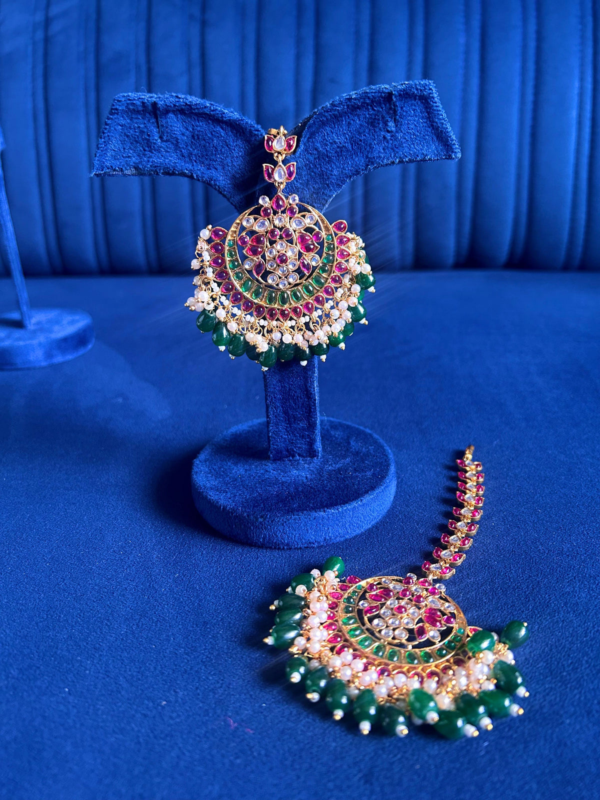Grand Bridal Beads tikka
